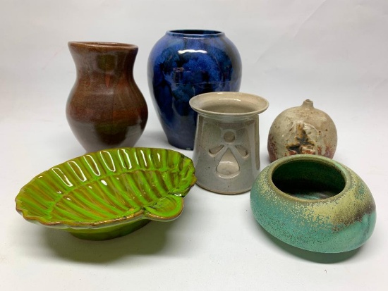 (6) Pcs. Of Studio Pottery