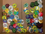 Large Group Of 80's Motto Buttons
