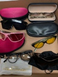 (6) Fashion Sunglasses W/Cases