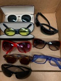 (6) Fashion Sunglasses W/Cases