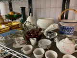 Shelf Of Porcelain & Glassware