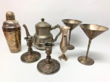 Group Of Silverplate Items