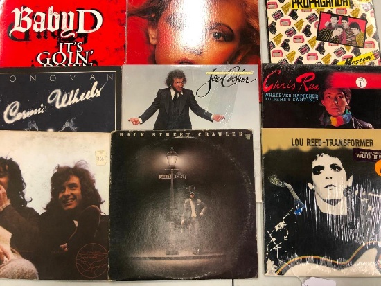 Group of (9) Blues/Rock/Various Records