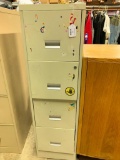 Metal 4-Drawer Letter Size Filing Cabinet