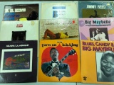 Group of (9) Blues Records
