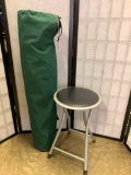 Folding Chair W/Bag & Fold-Up Stool