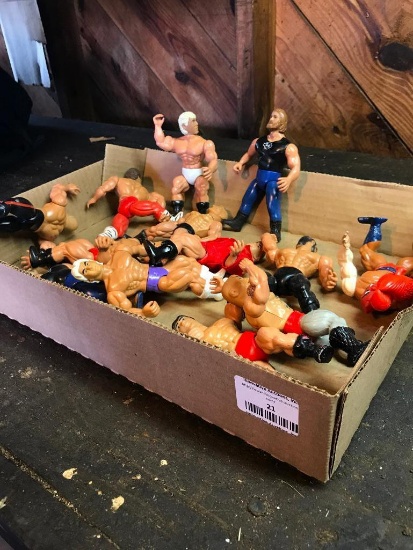Group of Vintage Wrestling Figures as Pictured