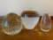(3) Glass Paperweights