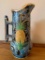 Contemporary Decorated Pottery Pitcher