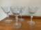 (4) Signed Fostoria Stemmed Wine Glasses