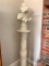 Antique Marble Bust Statue On Marble Stand