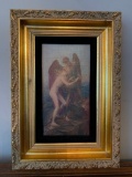 Contemporary Framed Print On Board Titled 