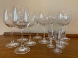 (12) Pcs. Mixed Crystal Stemware