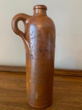 Vintage Stoneware Liquor Bottle From 