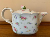 Porcelain Small Teapot Signed 