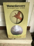 Water dancers Hummingbird Copper Sprinkler in Original Box