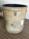 No 8 Crock, it does have some condition issues with lots of age cracks and chips