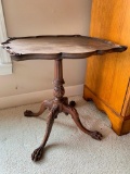 1940's Era Mahogany Table W/Carved Feet By Imperial Furniture Co. In Grand Rapids