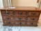 Vintage Wood 7-Drawer Jewelry Box