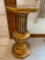 Plaster/Ceramic Column Painted Gold