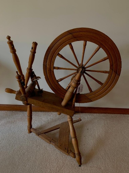 Early Spinning Wheel Circa 1850's