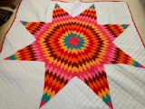 Hand Stitched Quilt In 