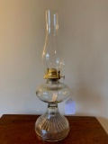 Vintage Kerosene Lamp W/Chimney