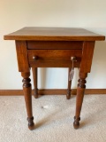 Early Pine & Poplar 1-Drawer Nightstand