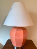 Fine Ceramic Decorator Lamp W/Shade