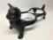 Cast Iron Water/Food Bowl Holder Shaped Like A Cat