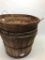 (4) Vintage Wood Farm Baskets