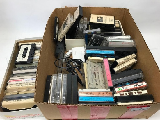 Group Of Cassette Tapes