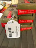 (5) Unopened Boxes Of Centurion 5mm Rimfire Magnum Ammo *PICK-UP ONLY*