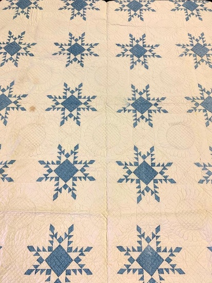 Vintage Hand Stitched Quilt