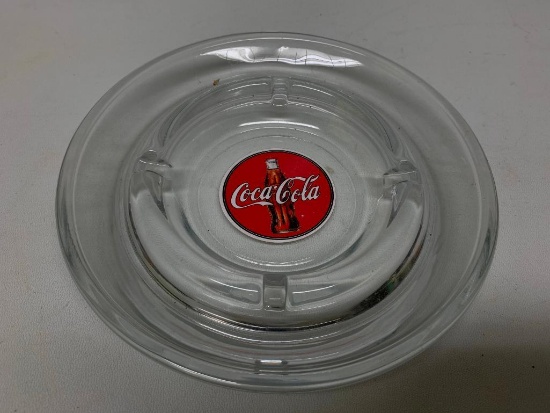 1950's Era Ashtray W/Coca-Cola Label in Bottom