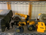 Group of Dewalt 14.4 Volt Cordless Power Tools and Accessories Pictured!