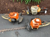Two Stihl and an Echo Gas Hedge Trimmers Parts Models!