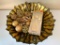 Metal Decorator Center Bowl W/Accessories & Gold Plated Hostess Set