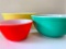 Partial Nest Of Vintage Pyrex Mixing Bowls