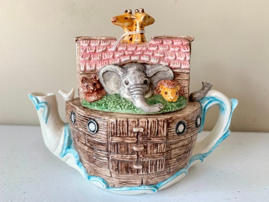 Ceramic "Noah's Ark" Teapot