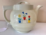 Vintage Enterprise Drip-O-lator Coffee Pot W/(3) Flowers