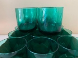 (16) Drinking glasses W/Swirl Pattern