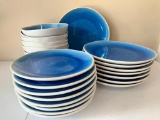 (24) Pcs. Nicole Miller Stoneware Plates/Bowls