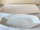 Antica Fornace, Italy, Large Porcelain Serving Platter + Another