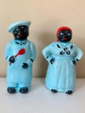 Vintage Aunt Jemima & Uncle Mose Salt & Pepper Shakers