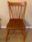 Antique Maple/Poplar Spindle Back Chair