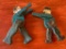 (2) Early Painted Jointed Figures