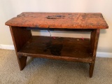 Early Primitive Pine Bench