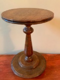 Antique Oak Plant Stand