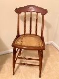 Antique Cane Bottom Chair